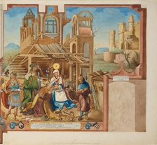 Adoration of the Magi, after 1850. Creator: Jakob Becker.