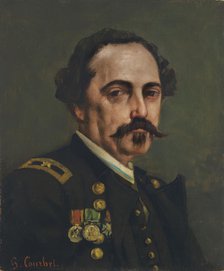Portrait of General Gustave Paul Cluseret (1823-1900). Creator: Courbet, Gustave (1819-1877).