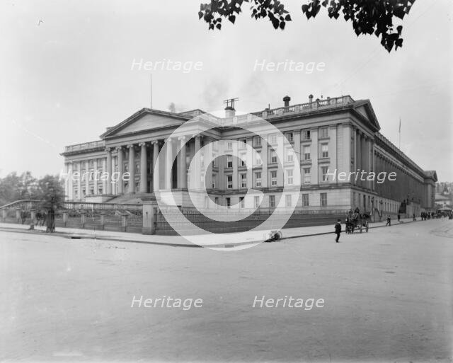 U.S. Treasury, Washington, D.C., between 1880 and 1897. Creator: William H. Jackson.