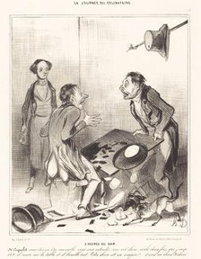 5 heures du soir, 1839. Creator: Honore Daumier.