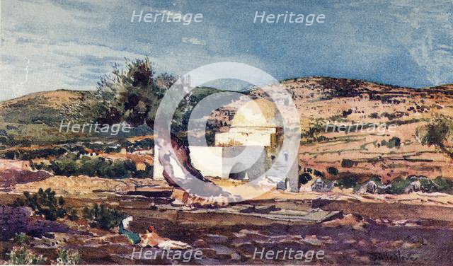 'The Tomb of Rachel on the Road from Jerusalem to Hebron', 1902. Creator: John Fulleylove.