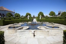 Pond in the Garden of the Episcopal Palace, Castelo Branco, Portugal, 2009.  Artist: Samuel Magal