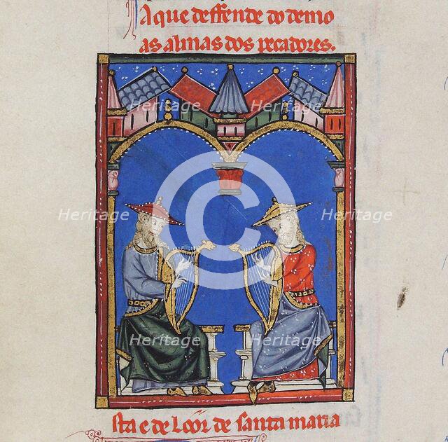 Illustration from the codex of the Cantigas de Santa Maria, c. 1280. Creator: Anonymous.