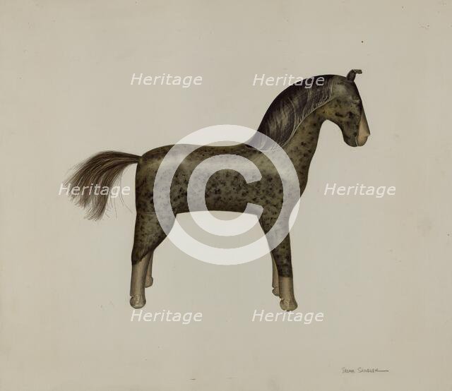 Horse, c. 1939. Creator: Selma Sandler.