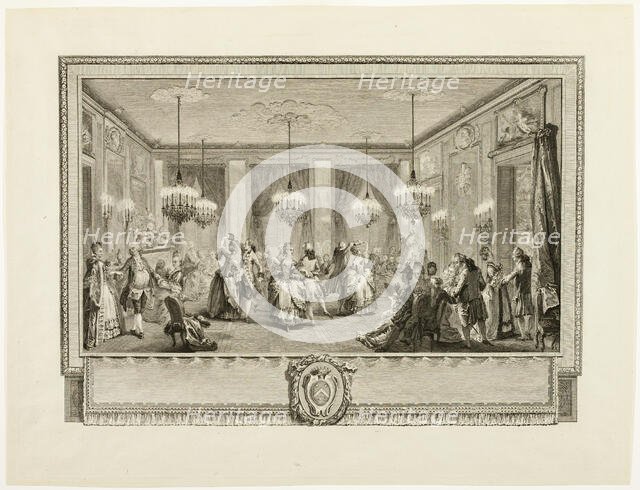 Bal Paré (The Jewel Ball), 1774. Creator: Antoine Jean Duclos.