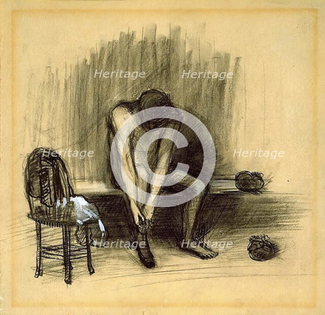 Boxer, c. 1907. Creator: Charles Demuth.