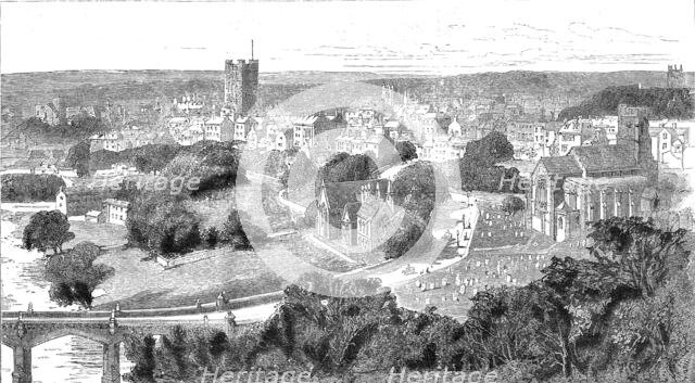 ''Richmond, Yorkshire and the Surrounding Neighbourhood; From the High Terrace', 1890. Creator: Unknown.