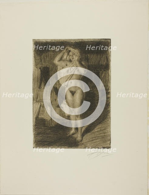 Berserk, 1914. Creator: Anders Leonard Zorn.