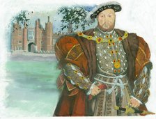 Henry VIII, King of England, 1990s. Artist: Ivan Lapper.