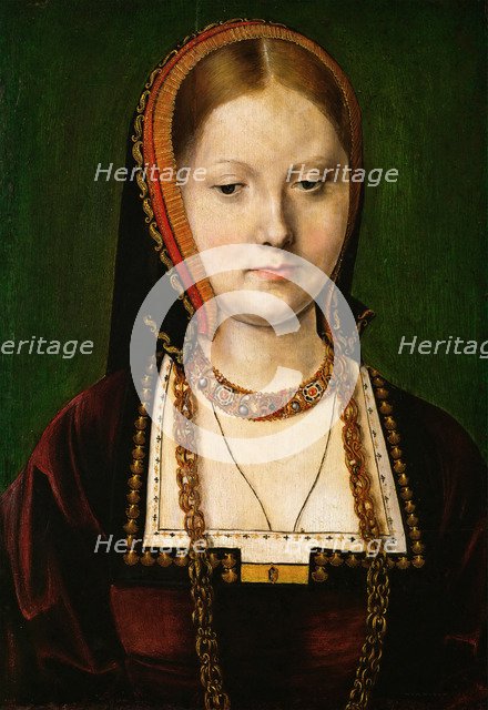 Portrait of Mary Tudor (1496-1533).