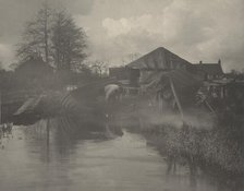 A Norfolk Boat-Yard, 1886. Creators: Dr Peter Henry Emerson, Thomas Frederick Goodall.