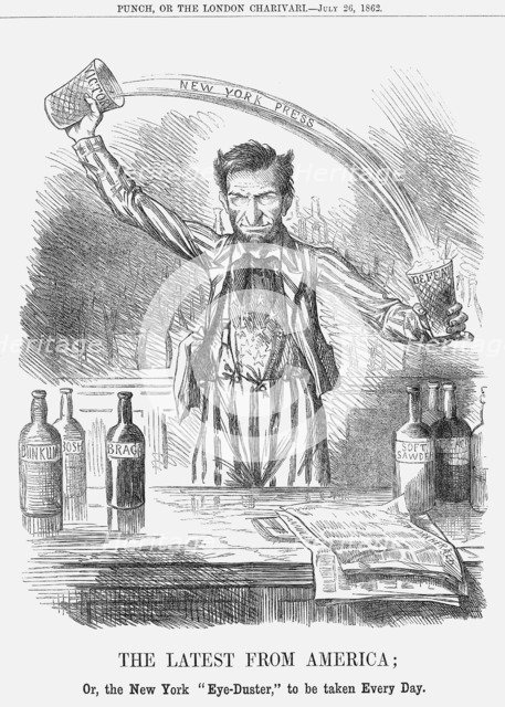 'The Latest from America', 1862. Artist: Unknown