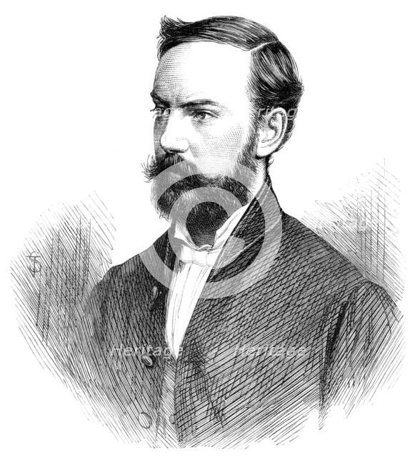 Movers and Seconders of the Address: Sir Charles Dilke, 1870. Creator: Unknown.