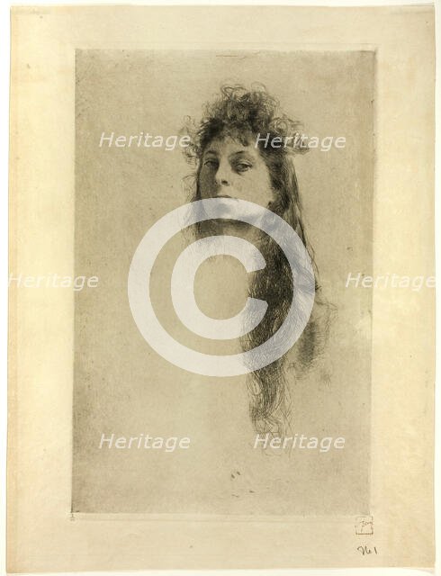 Head of a Girl, n.d. Creator: Robert Frederick Blum.