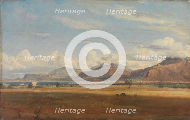 View of Palermo, 1833. Creator: Thomas Fearnley.