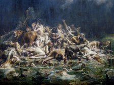 The Deluge. Artist: Comerre, Léon-François (1850-1916)