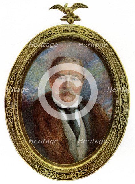 William Howard Taft, American president, 1910.Artist: Alyn Williams