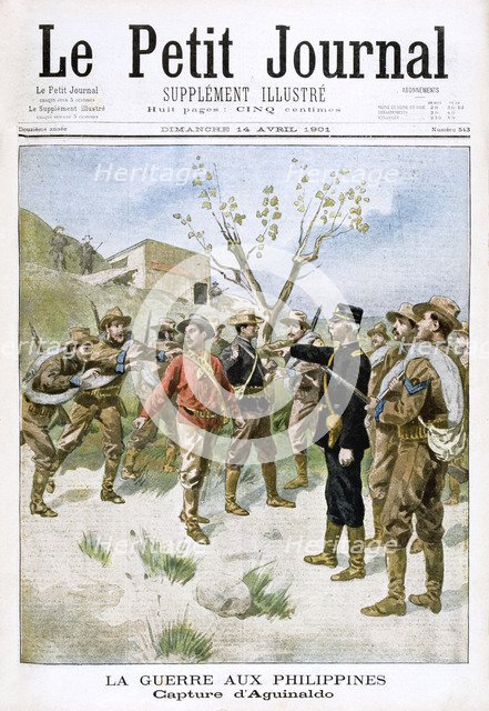 War in the Philippines, Capture d'Aguinaldo, 1901. Artist: Unknown