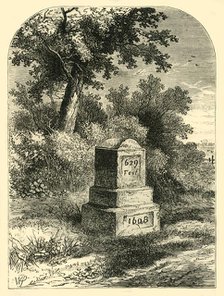 'Whittington's Stone in 1820', (c1876). Creator: Unknown.
