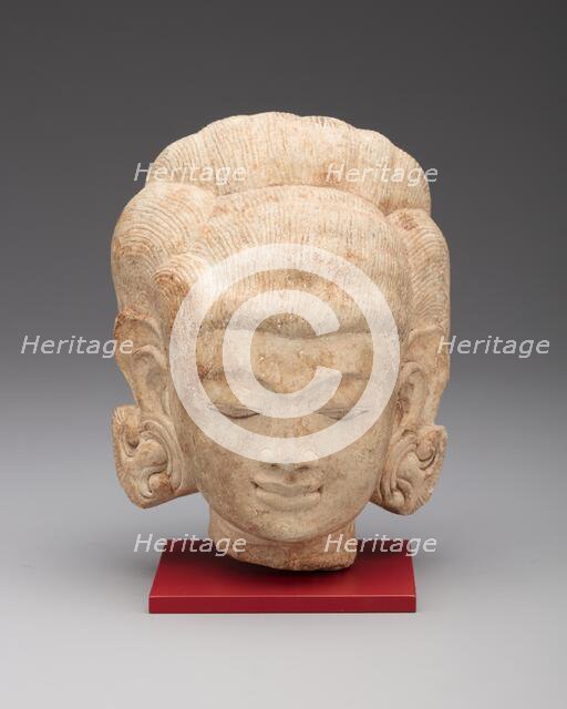 Female Head, 13th/15th century. Creator: Unknown.