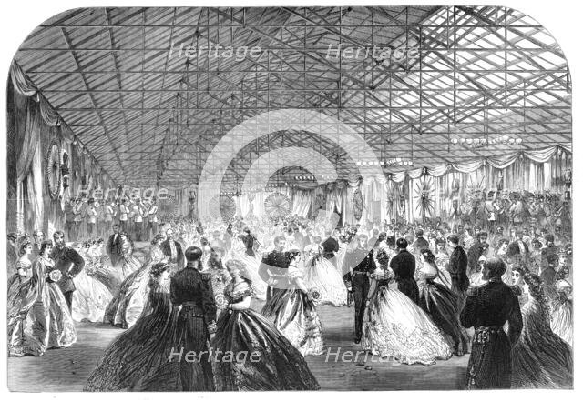 Ball in honour of the Prince and Princess of Wales at the Royal Victualling Yard..., 1865. Creator: Unknown.