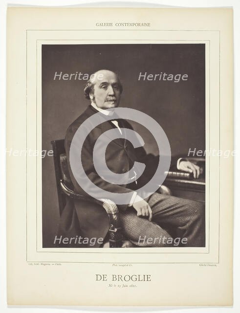 De Broglie, 1875/77. Creator: Franck.