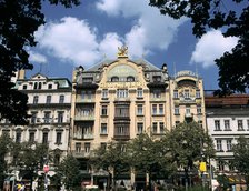 Grand Hotel, Wenceslas Square, Prague, Czech Republic