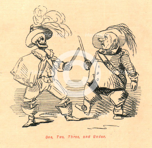 'One, Two, Three, and Under', 1897.  Creator: John Leech.