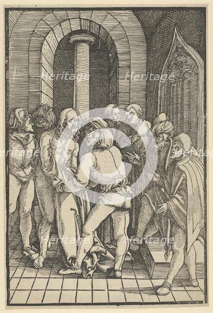 Christ Stripped, from Speculum passionis domini nostri Ihesu Christi, 1507. Creator: Hans Schäufelein the Elder.