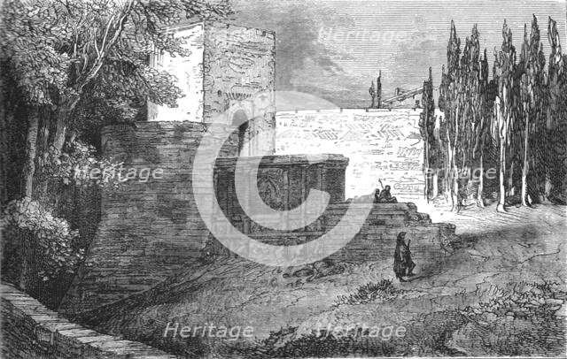 'The gate of the Alhambra; Notes on Spain', 1875. Creator: Unknown.