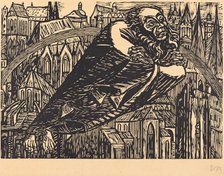 The Cathedrals, 1920. Creator: Ernst Barlach.