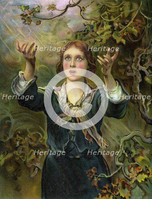 Joan of Arc, 15th century French patriot and martyr, 1906. Artist: Unknown