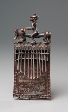 Thumb Piano, late 1800s. Creator: Unknown.