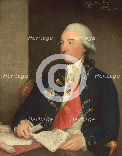 Sir John Dick, 1783. Creator: Gilbert Stuart.