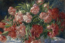 Thumbnail image of Peonies, c1880. Creator: Pierre-Auguste Renoir.