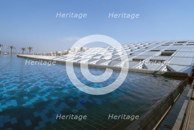 Bibliotheka Alexandrina, Alexandria, Egypt, 2007. Creator: Ethel Davies.