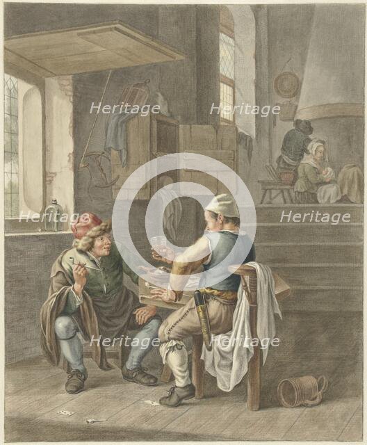 The Tavern, 1741-1820. Creator: Abraham Delfos.