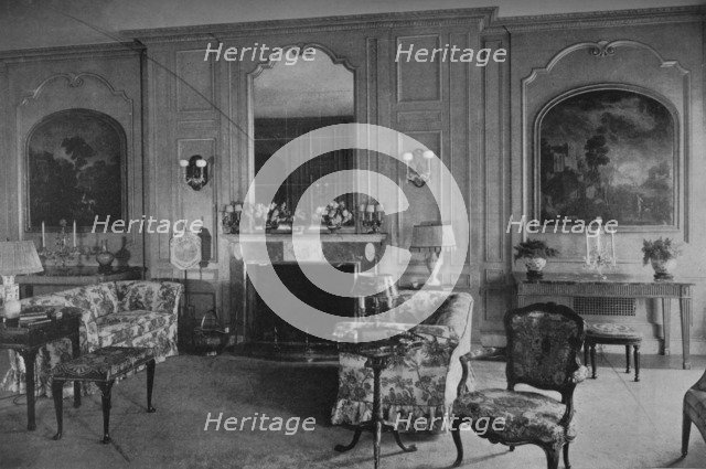 Drawing room, house of Charles H Sabin, New York, 1922. Artist: Unknown.