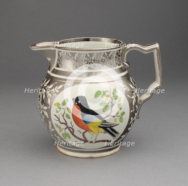 Pitcher, Staffordshire, 1810/20. Creator: Staffordshire Potteries.