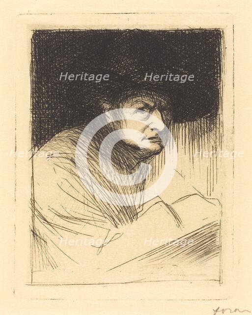 Self-Portrait, 1912. Creator: Jean Louis Forain.
