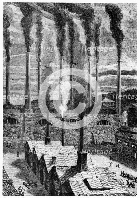 Illustration from De la Terre a la Lune by Jules Verne, 1865. Artist: Unknown