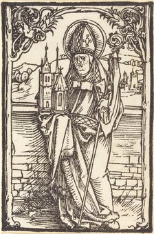 Saint Wolfgang, c. 1500. Creator: Albrecht Durer.