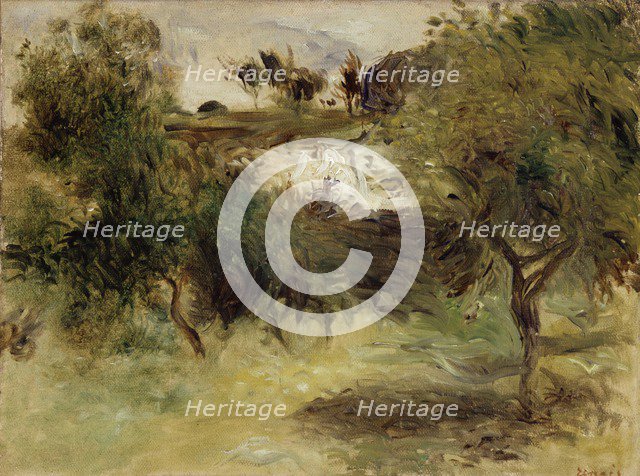 Landscape with Trees, late 19th century. Artist: Pierre-Auguste Renoir.