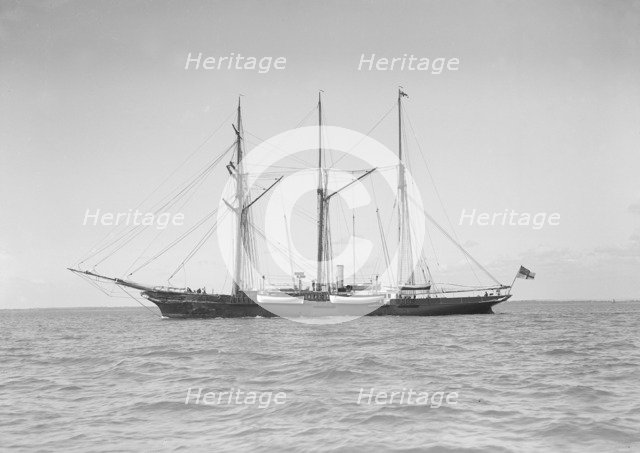 The auxiliary sailing ship 'Sunbeam', 1911. Creator: Kirk & Sons of Cowes.