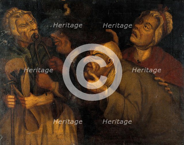 A blacksmith extracting a tooth. Creator: John Collier.