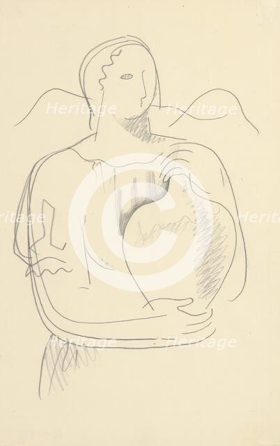 Woman with a jug, 1936-1937. Creator: Mikulas Galanda.