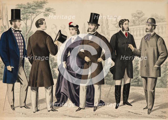 Gazette of Fashion, 1866. Creator: Unknown.