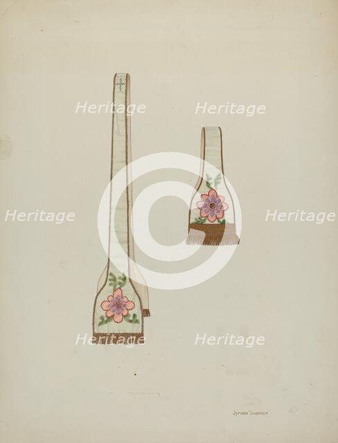 Mission Stole and Maniple, c. 1937. Creator: Syrena Swanson.