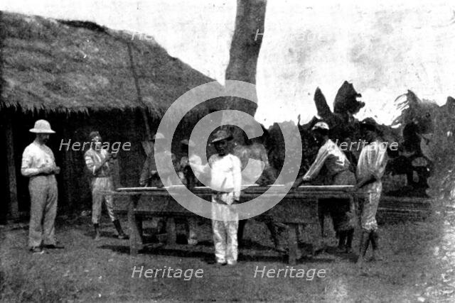The French Aggressions in West Africa: scenes in the Royal Niger Company's Territory, 1898. Creator: Charles Forbes Harford-Battersby.