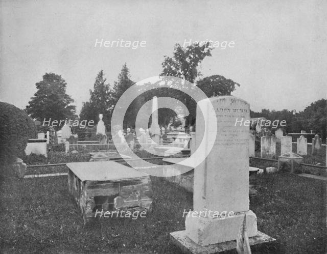 'Graves of Jonathan Edwards and Aaron Burr, Princeton, New Jersey', c1897. Creator: Unknown.